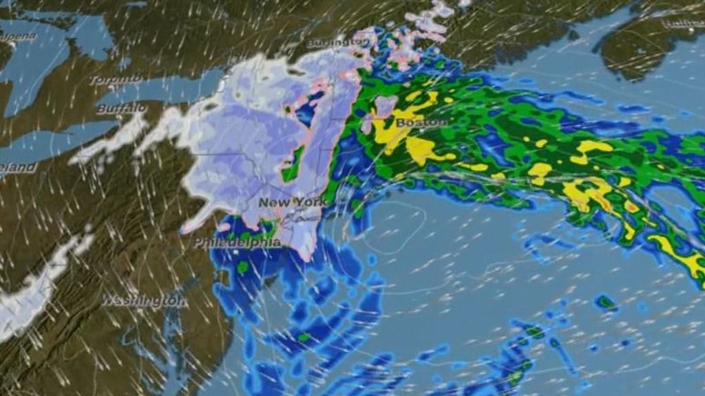 'Bomb cyclone' forms as flood threat sparks 'LIFE & DEATH' warning