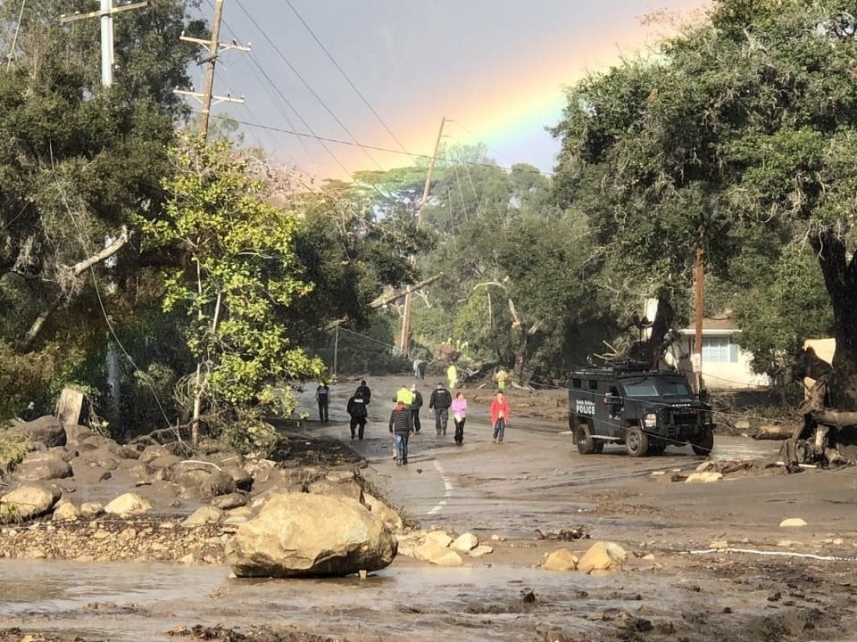 Evacuation orders lifted for Santa Barbara County after storm passes