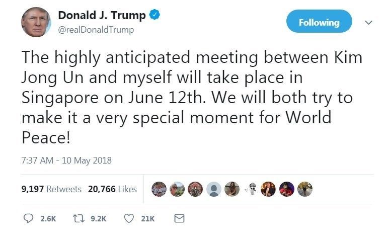 Image result for june summit may still take place