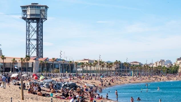 Hasil gambar untuk Sant Sebastía beach