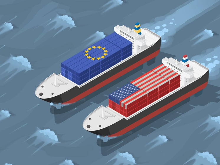 European Union tariffs on products from the United States will go into effect on Friday.