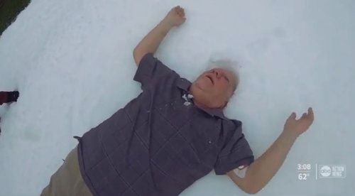 Veteran’s club grants Vietnam vet’s last Christmas wish to make snow angel