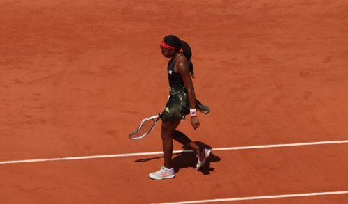 Coco Gauff smashes racquet as run at French Open comes to ...