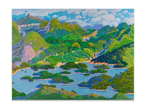 Stephen Wong: The painter who builds up landscapes 'like Lego' - Vimarsana News