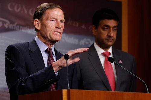 Blumenthal says he's been talking to Republicans about his bill to halt arms sales to Saudi Arabia