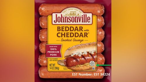42,000 Pounds of Johnsonville Beddar With Cheddar sausages recalled over possible contamination - Vimarsana News