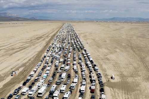 Burning Man attendees make a mass exodus after a dramatic weekend that left thousands stuck in the Nevada desert - Vimarsana News