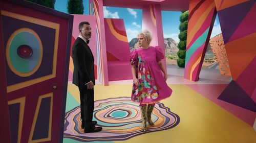 Kate McKinnon reprises Weird Barbie role for another hilarious Oscars spot with Jimmy Kimmel - Vimarsana News