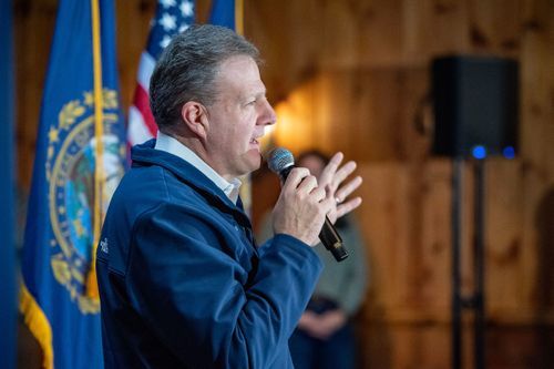 New Hampshire Gov. Chris Sununu backs Trump for president PLATTE