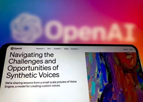 OpenAI says it s working on AI that mimics human voices