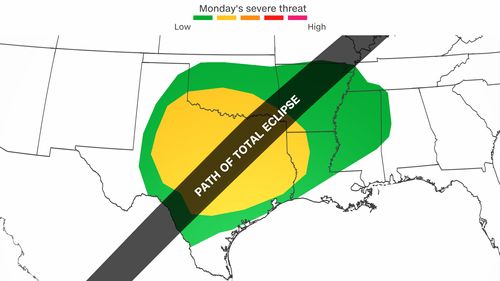 Severe storms may pose a threat to solar eclipse viewers - Vimarsana News
