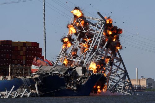 Almost 2 months after it destroyed Baltimore's Key Bridge, the Dali cargo ship has been moved and docked. Here's what's next - Vimarsana News