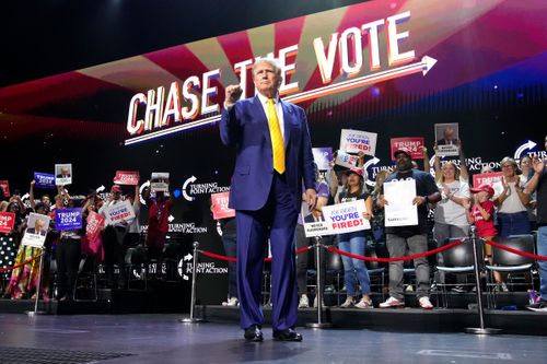 Trump takes stage in Las Vegas for first campaign rally since felony conviction - Vimarsana News